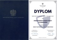 Obrazek dla: Dyplom od Ministra Rozwoju Pracy i Technologii dla Powiatowego Urzędu Pracy w Zakopanem