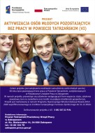 Zdjęcie artykułu Projekt „Aktywizacja osób młodych pozostających bez pracy w powiecie tatrzańskim"